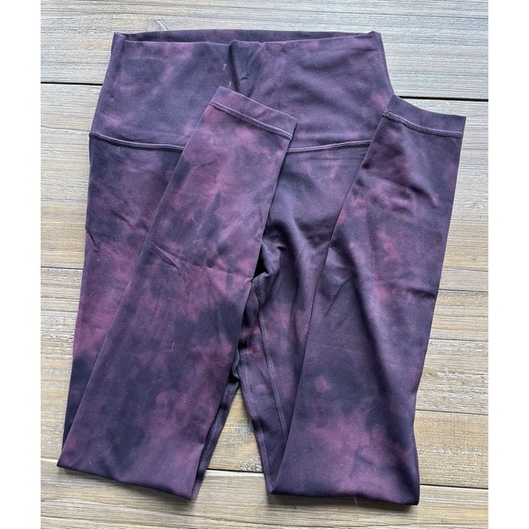 Lululemon Swiftly Tech Camo Leggings‎ Size 6 Compression Red Black - Picture 1 of 8